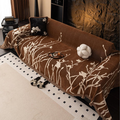 Twilight Branches Chenille Sofabezug