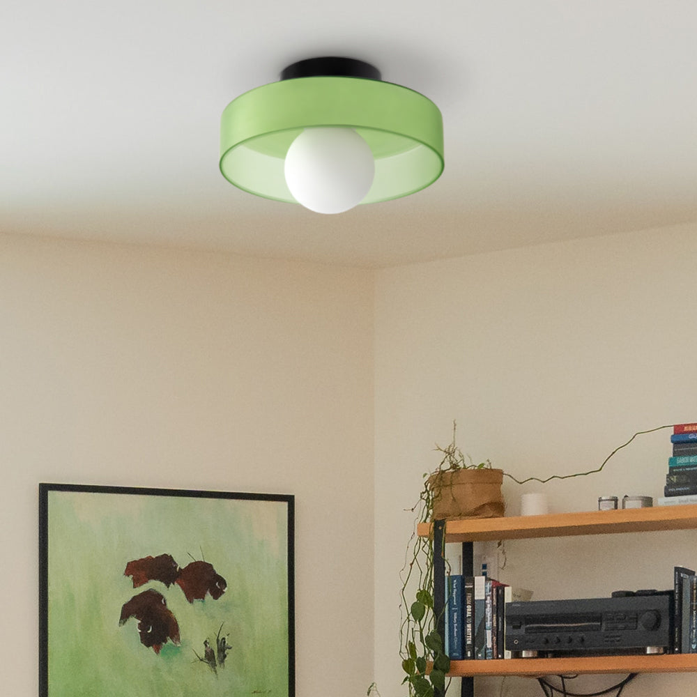 Garduru Runde Glas-Deckenleuchte – Elegantes & Minimalistisches Design