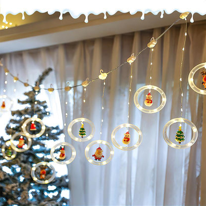 TwinkleJoy Weihnachtsbeleuchtung – LED-Lichterkette mit festlichen Figuren