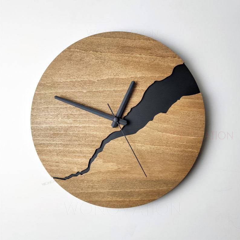 TimberTime – Elegante Wanduhr aus Holz mit zeitlosem Design
