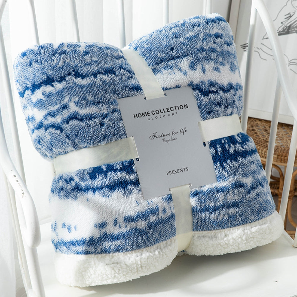 Seraphina Samt Sherpa Decke