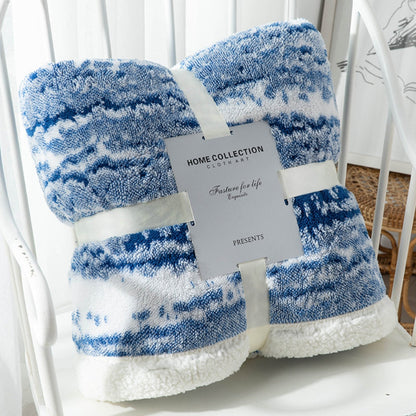 Seraphina Samt Sherpa Decke