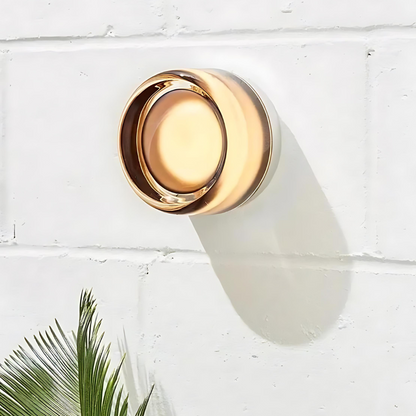 Elegante Aluminium-Wandleuchte mit Umgebungslicht – Moderne Minimalistische Wandleuchte in Rauchgrau, Weiß und Bernstein