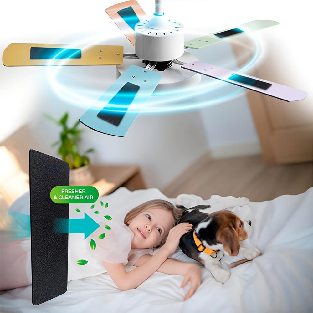 Deckenventilator-Luftreiniger-Pads | Für Innenraumallergien & Heuschnupfen
