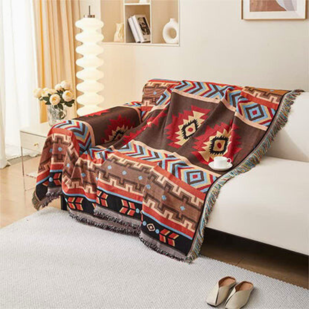 Boho Geometrische Schönheit Sofaabdeckung