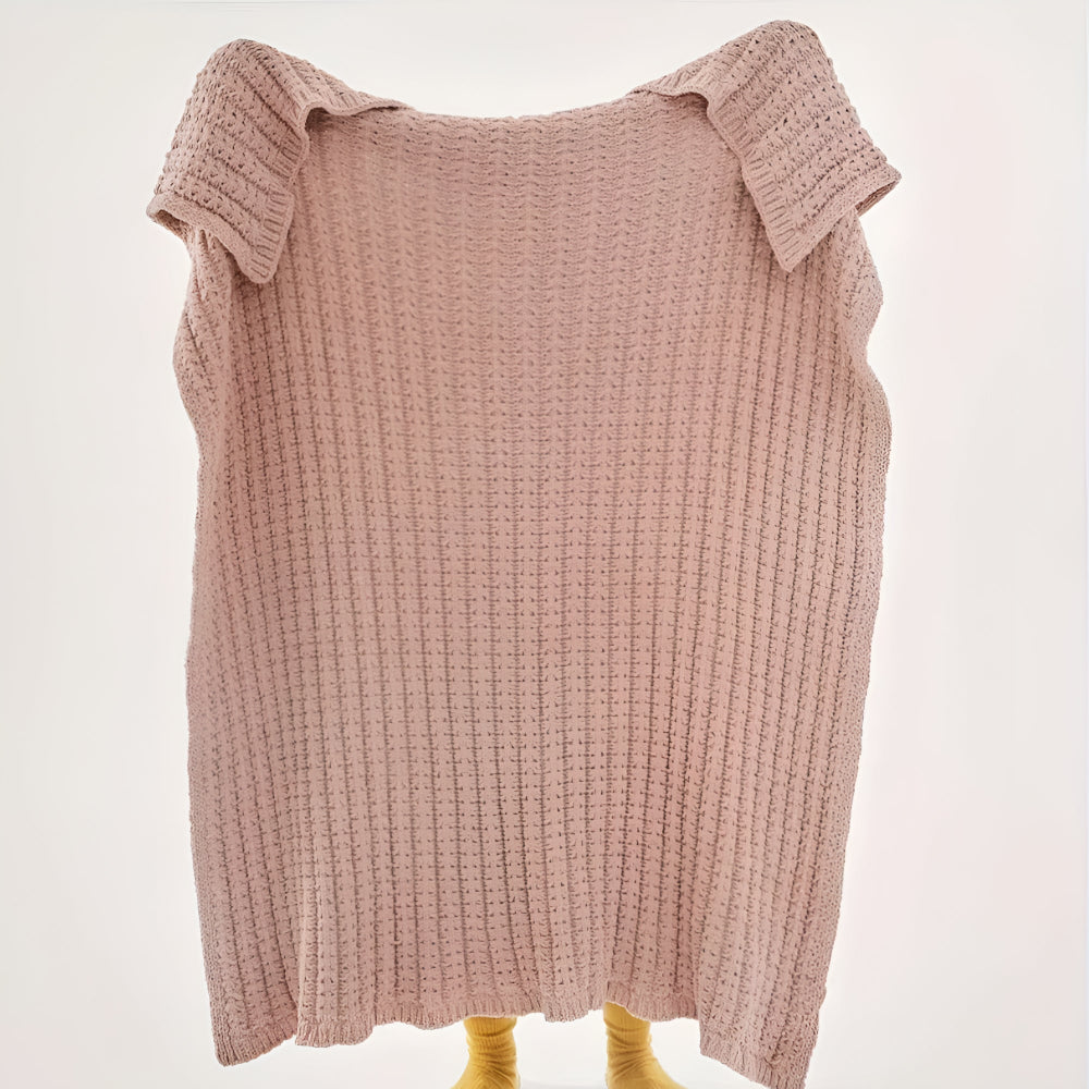 Vintage Chunky Strickdecke