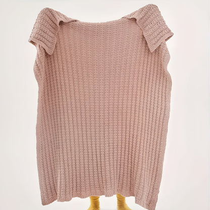Vintage Chunky Strickdecke