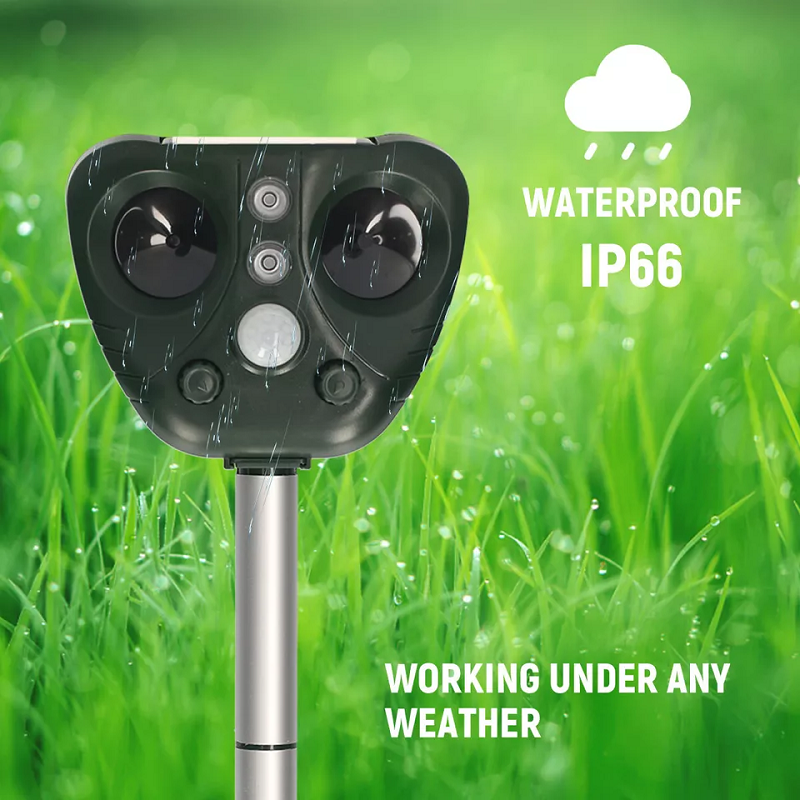 Ultraschall-Vogelabwehrgerät, Solar betrieben