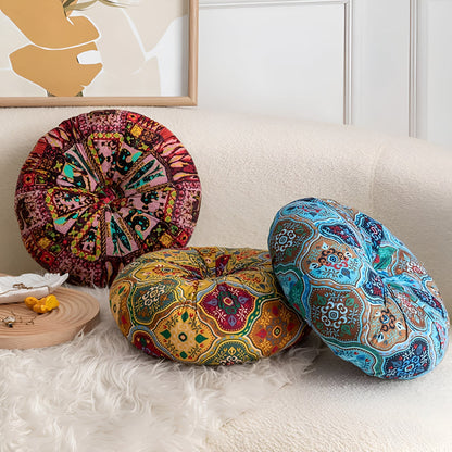Boho runder Sitzkissen