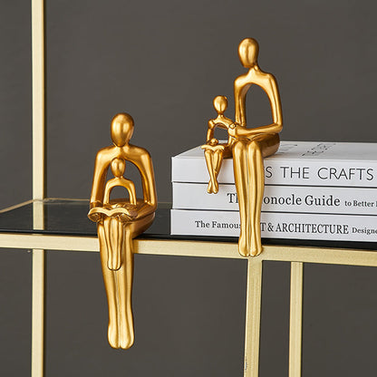 ArtisaLuxe – Elegante abstrakte Kunst mit goldenen Details