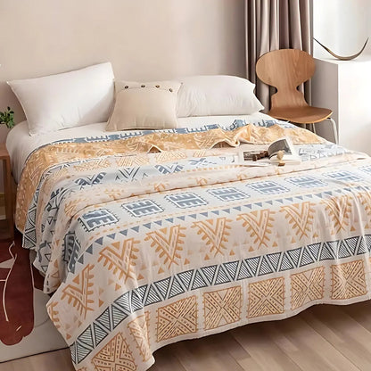 Aztec Layers Pure Cotton Decke
