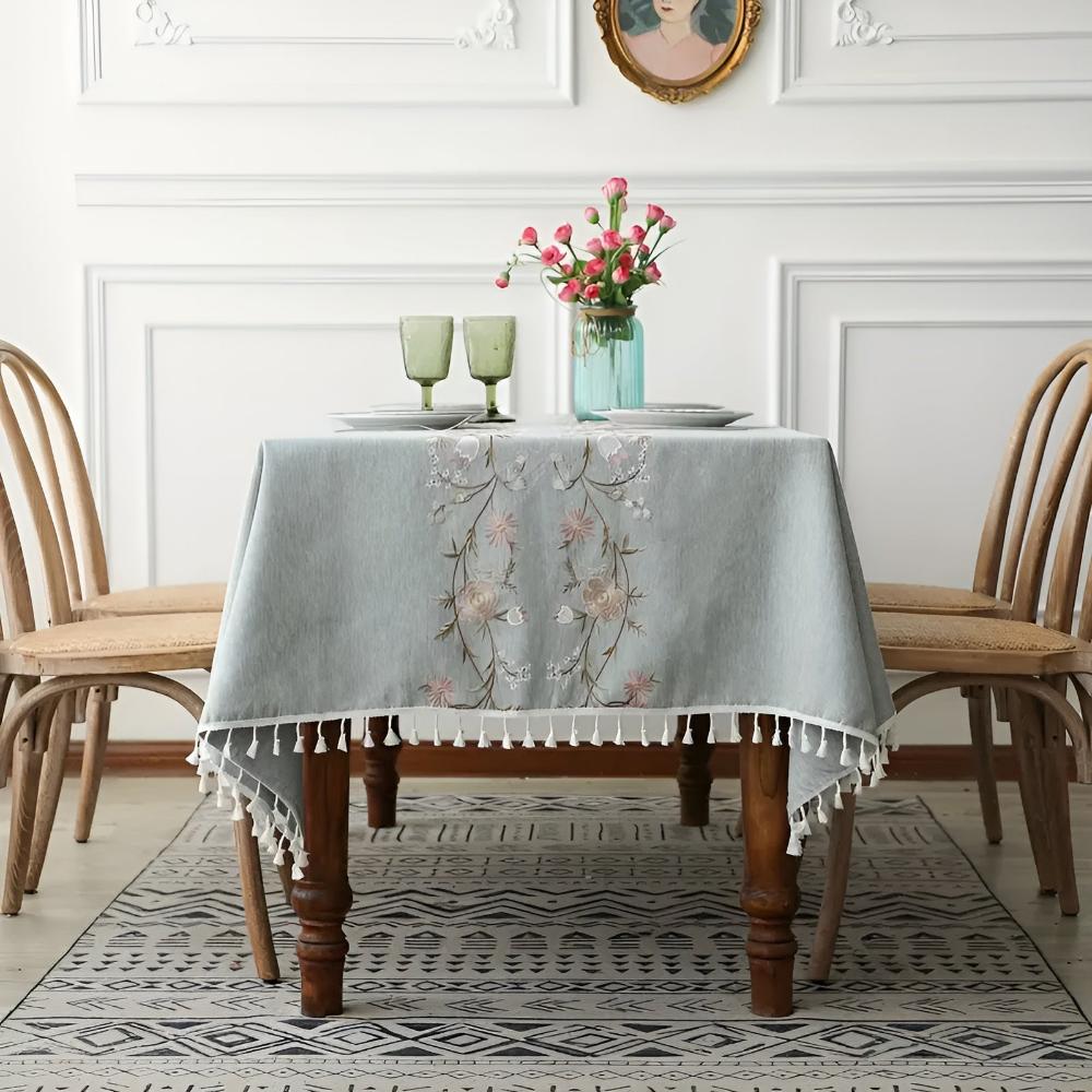 Blossom Weave Eleganz Tischdecke