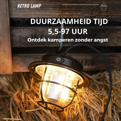 Wiederaufladbare LED-Campinglampe