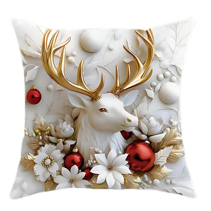 Weihnachts Charm Samt Kissenbezüge | Set von 4