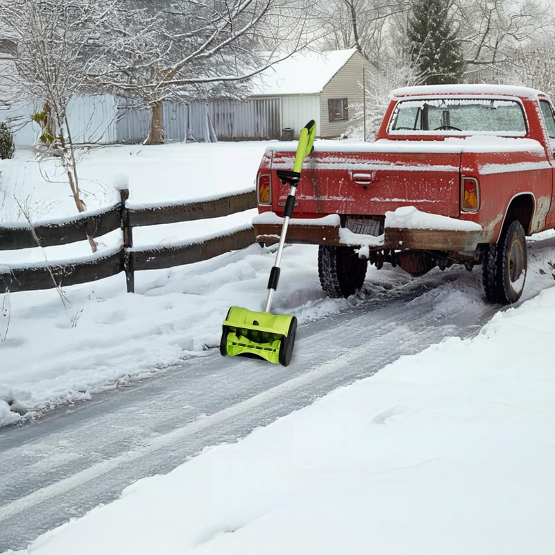 Saker SnowShovel | Schneiden Sie schnell durch Schnee ohne Kabel