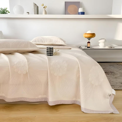 Blumendesign Baumwollüberwurf