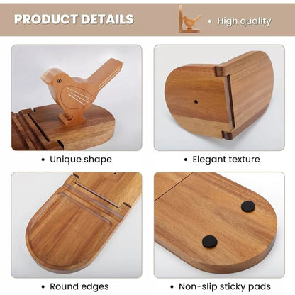 Sparrow Bird Holz Multi-Use Buchstützen