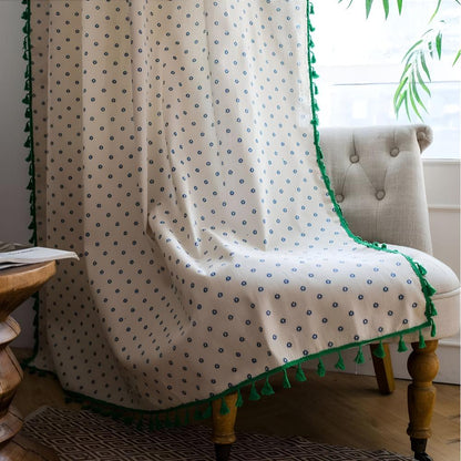 Cottage Petals Quastenvorhang