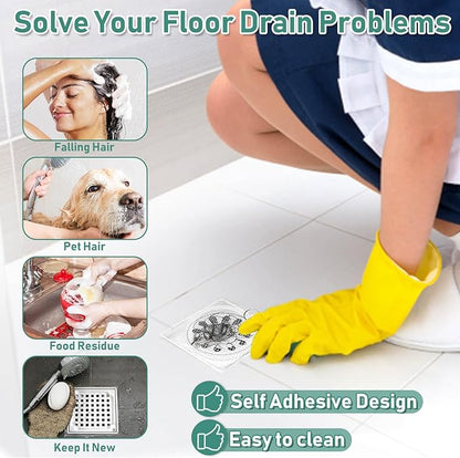 ClogFree™ Einwegaufkleber für Duschabfluss - 30 Stück | 50% RABATT