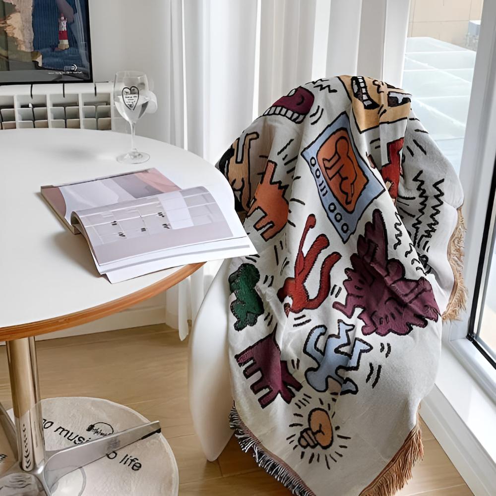 Bold Expressions Fransen Decke