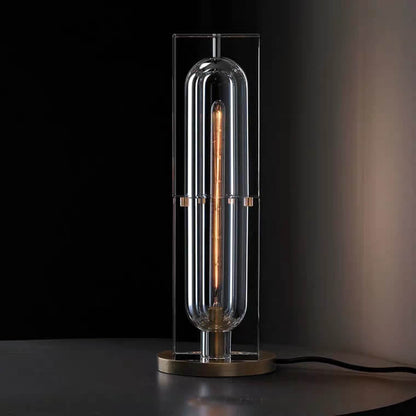 Garduru Kristall Tischlampe | Geometrisches Design | Rechteckig oder Quadratisch | 1-flammig