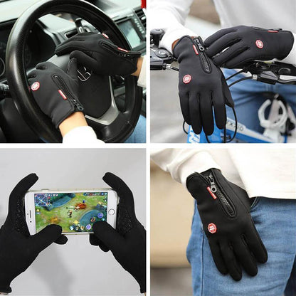 Hochwertige, warme, winddichte und wasserdichte Touchscreen-Handschuhe, Unisex