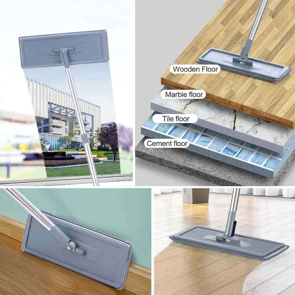 SuperMop™ Flachmopp & Eimer-Set | 50% Rabatt