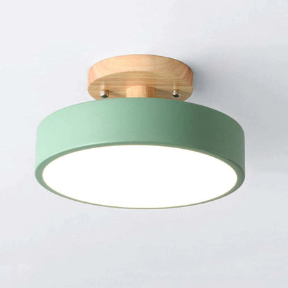 Garduru Holz LED Deckenleuchte – Dimmbar 36W natürliche Eleganz