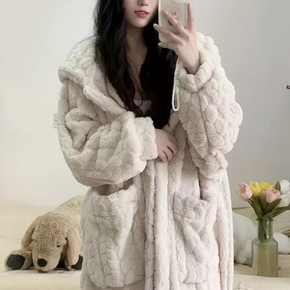 Übergröße Snuggle Sherpa Hoodie