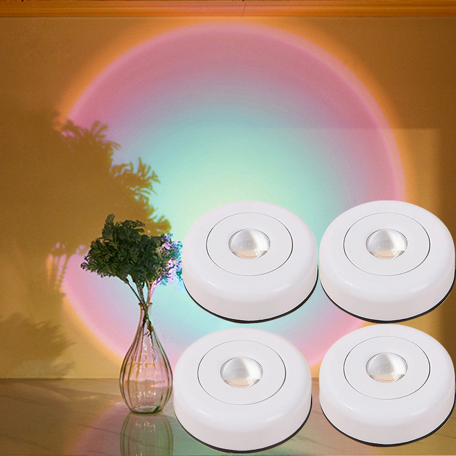 SolGlow – Kompakte Sonnenuntergangs-Lampe mit vielseitiger Befestigung