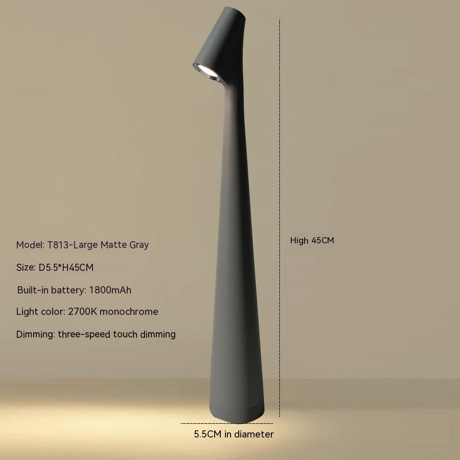 Tischlampe Modern Rot Metall LED Licht