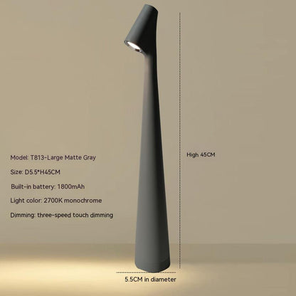 Tischlampe Modern Rot Metall LED Licht