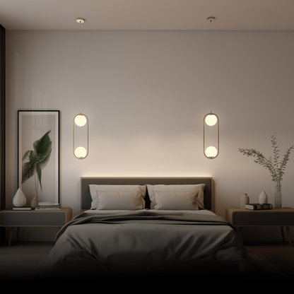 Garduru | Stilvolle LED-Hängeleuchte mit warmem Licht und elegantem Gold-Finish