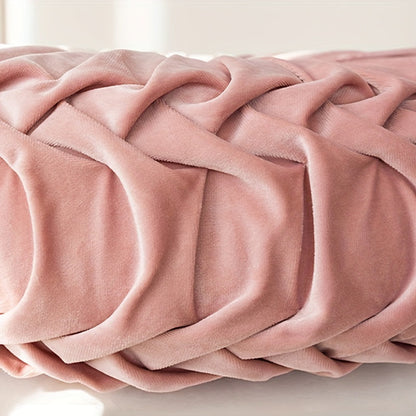 Garduru - Rundes Kissen aus weichem Velvet für Wohnzimmer und Büro