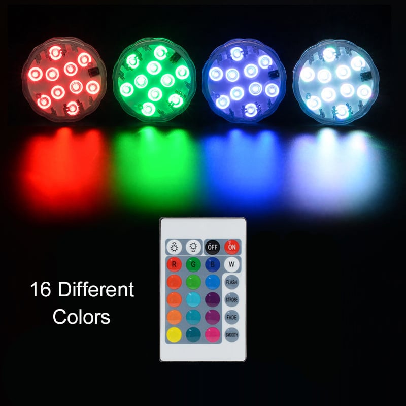 RoyaleGlow Unterwasser LED Poollichter 10 Lampen Set