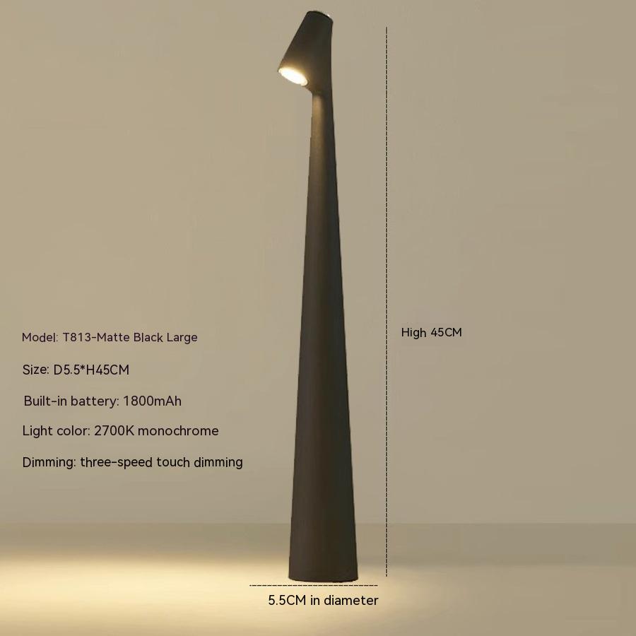 Tischlampe Modern Rot Metall LED Licht