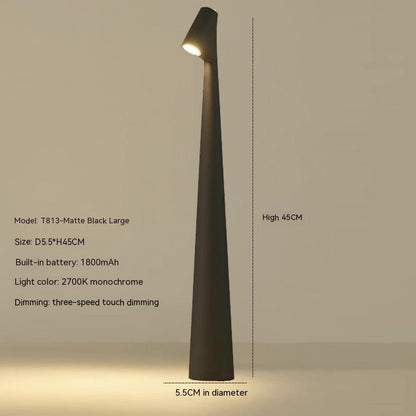 Tischlampe Modern Rot Metall LED Licht