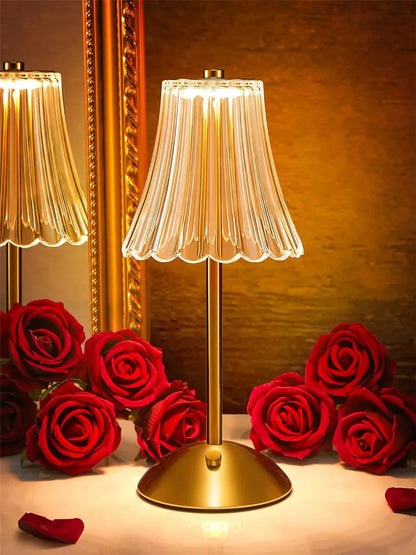 Éclat Cristal - Luxuriöse Kabelgebundene Tischlampe