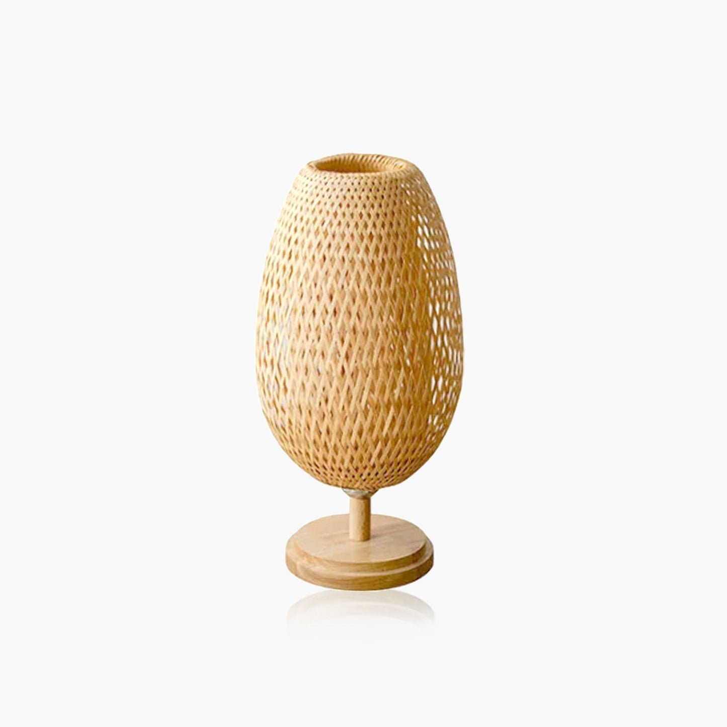 Garduru - Vintage Bamboe Tischlampe aus Handarbeit mit Natürlichem Design