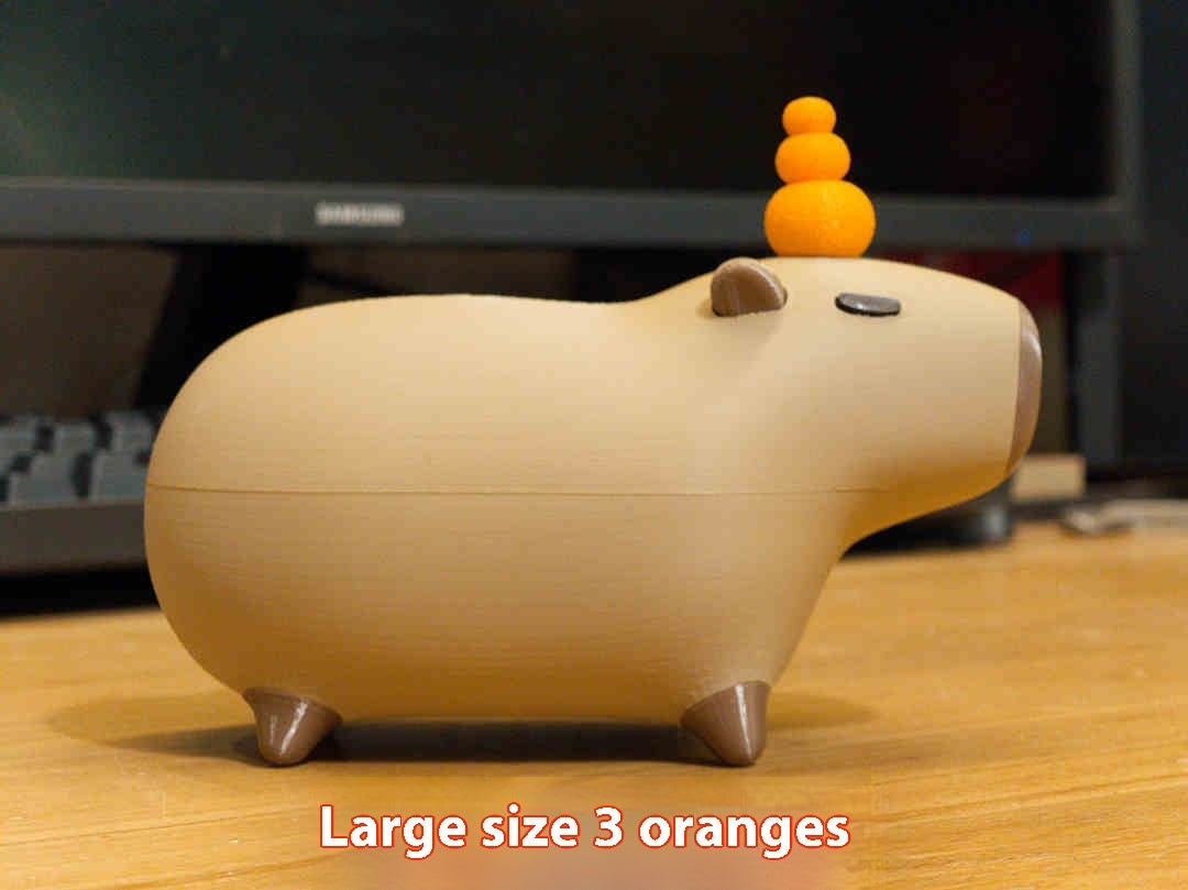 3D-gedrucktes Capybara-Set