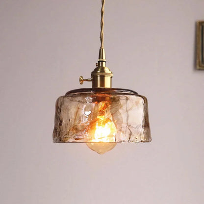 Pendelleuchte Vintage Glas Deckenleuchte