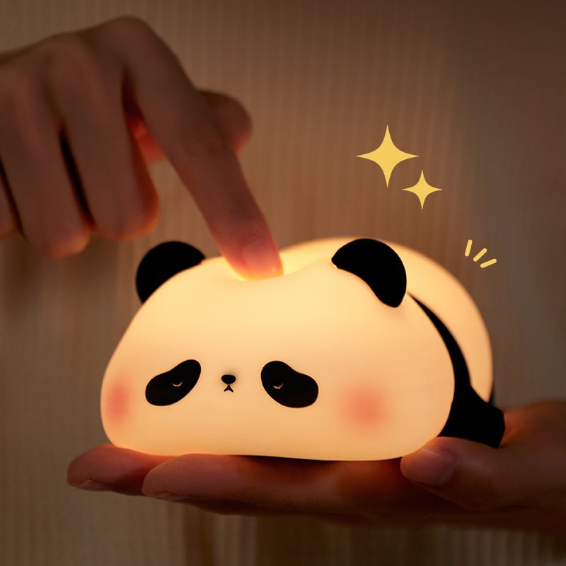 Süße Panda Nachtlicht LED Quetsch Lampe Beste Geschenk für Baby und Mädchen