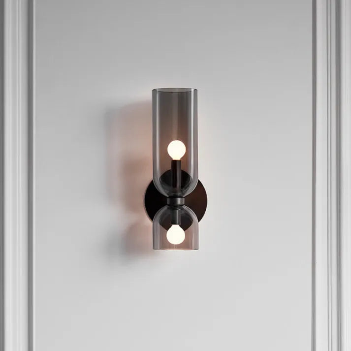 LED-Wandapplique mit Doppelkopf aus Glas – Moderne Eleganz und Energieeffizienz