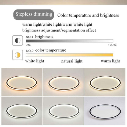 Deckenleuchte mit LED Modern Runddesign