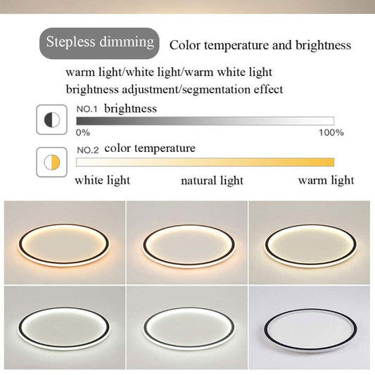 Deckenleuchte mit LED Modern Runddesign