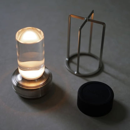 CrystalGlow – Elegante dimmbare Tischlampe mit Kristallambiente