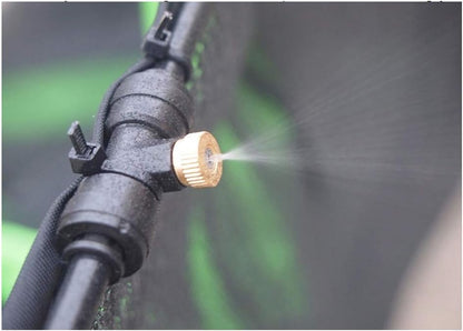 Bewässerungssystem für den Garten – Tropfbewässerung Kit mit Einstellbarem Sprühkopf und Zubehör