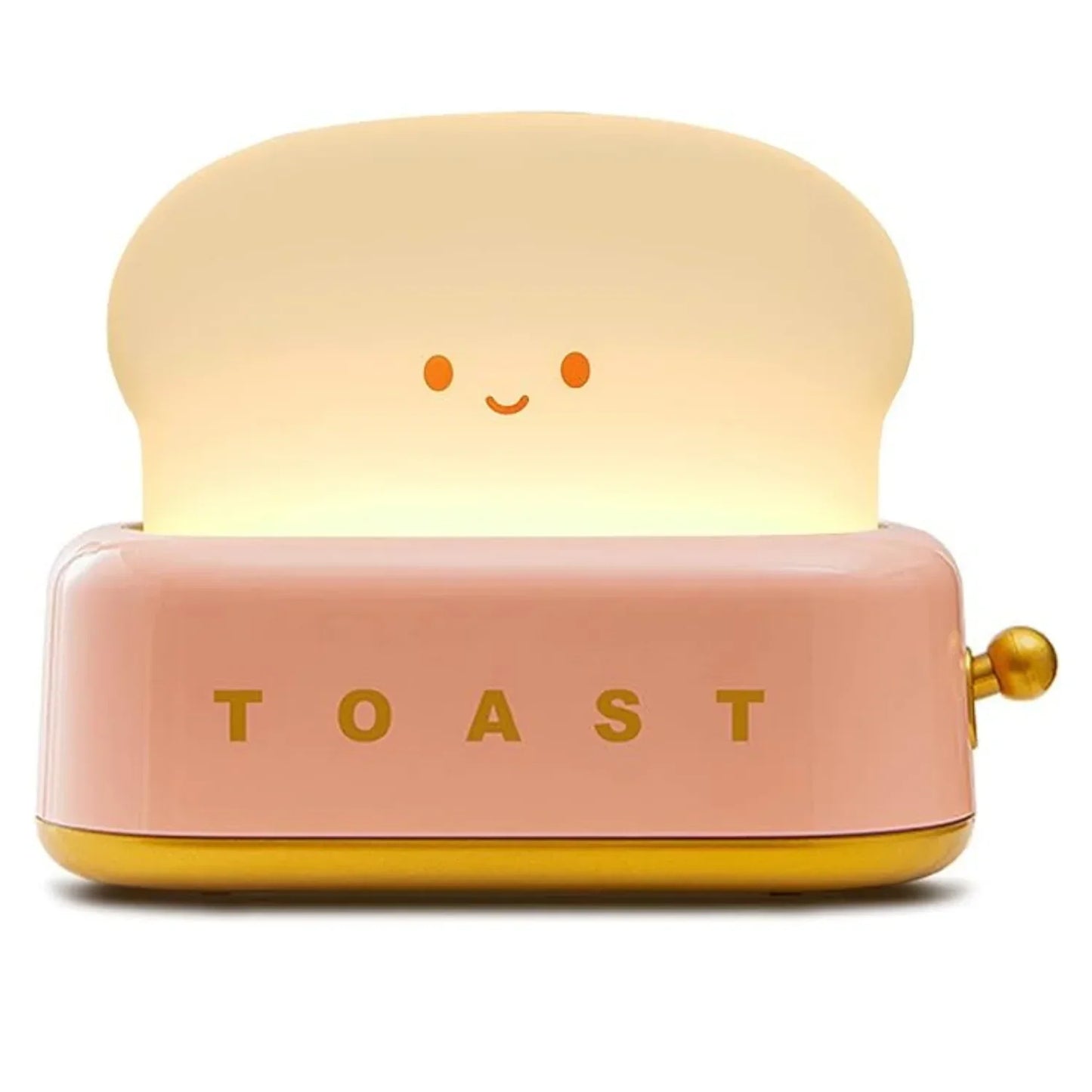 Cozy Glow - Kawaii Toast LED Nachtlicht für Schlafzimmer-Ambiente