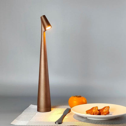 Tischlampe Modern Rot Metall LED Licht