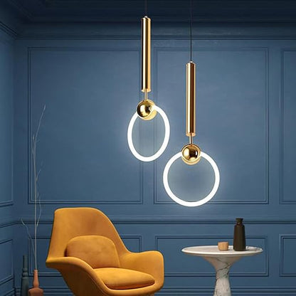 LED-Hängelampe Nordic Simple - Minimalistische Metalllampe für Küche, Esszimmer und Büro